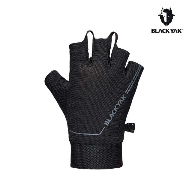 【BLACK YAK】MESH透氣半指手套[黑色]BYAB1NAN03(韓國 耐磨防滑 手套 半指手套)