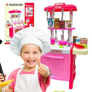 【酷博士】聲光料理廚房玩具 922-15A(廚房玩具)