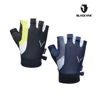 【BLACK YAK】運動半指手套[藍色/黑色]BYAB1NAN08(韓國 耐磨防滑 半指手套)