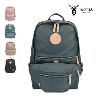 【NETTA】防潑水兩用腰包後背包(都會輕旅系列 後背包 L號)