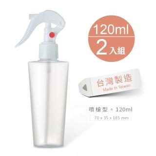 【Sunland】MUBS007-2P 酒精、美妝專用噴槍式PP分裝噴瓶(120ml 2入組 附小貼紙)