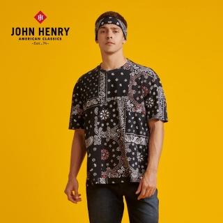 【JOHN HENRY】經典圖騰短袖T恤