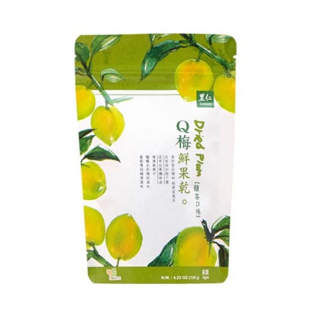 【里仁】Q梅鮮果乾-綠茶口味120g