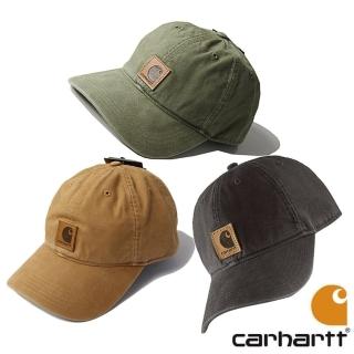 【carhartt】西岸水洗老帽 復古皮標貼布 滑板 工裝(carhartt西岸老帽)