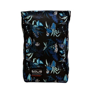 【SOLIS】熱帶天堂鳥系列 多功能方型平板電腦背包 可變化多種背法(熱帶藍)