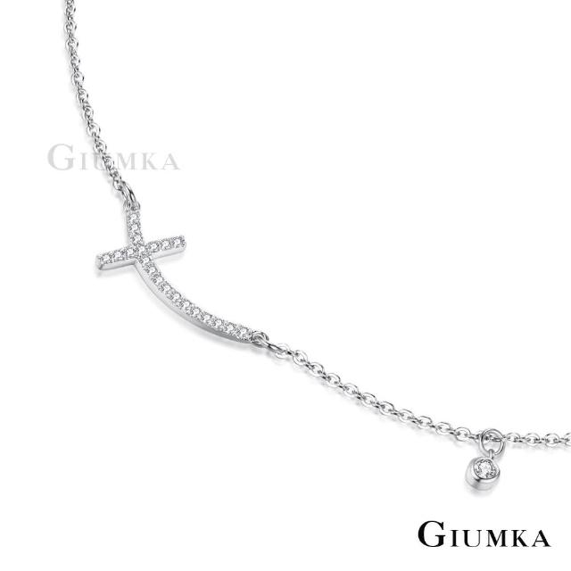 【GIUMKA】新年禮物．十字架腳鍊．女士腳鏈(銀色)