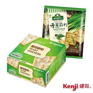【Kenji 健司】酵母餅乾21入+香蔥蘇打300g