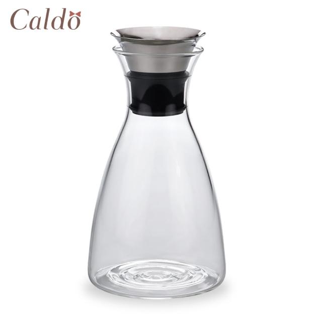 【Caldo 卡朵生活】曲線腰身耐冷熱玻璃水壺1.4L