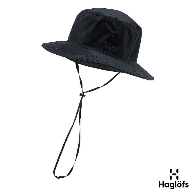 【Haglofs】透氣 防水漁夫帽(黑色)