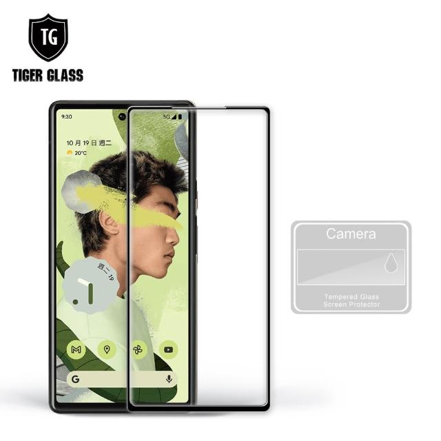 【T.G】Google Pixel 6 全膠滿版鋼化膜+手機鏡頭保護貼