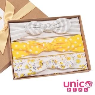 【UNICO】兒童 歐美系髮帶禮盒裝-清甜幸福鈴蘭風(配件/飾品)
