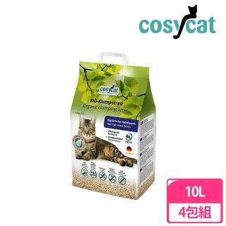 【cosycat】德國渴璽環保凝結木屑砂10L(4包組)