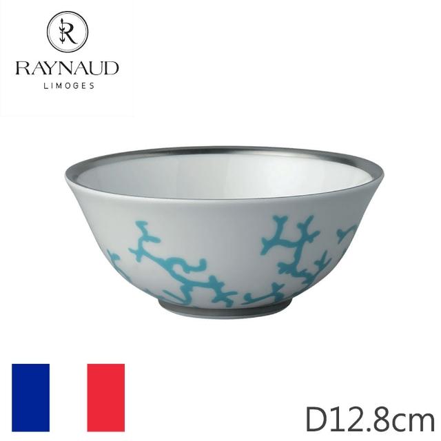 【Raynaud】珊瑚/飯碗/藍(奢華異彩法國名瓷)