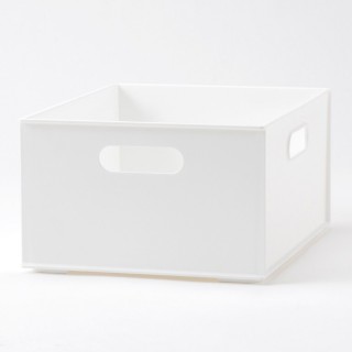 【NITORI 宜得利家居】收納盒 N INBOX W 窄低型 四分之一型 WH(收納籃 收納盒 整理盒)