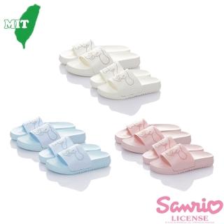 【SANRIO 三麗鷗】大耳狗 輕量休閒親子拖鞋(白&水&粉色)