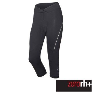 【ZeroRH+】義大利PISTA系列女仕專業七分自行車褲(黑色 ECD0806_900)
