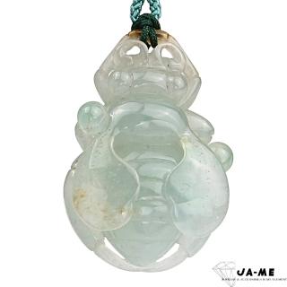 【JA-ME】天然A貨翡翠冰種晴水綠伴黃翡蜜蜂項鍊(618/年中慶/送禮)