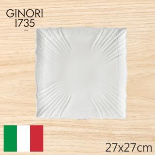 【RICHARD GINORI】VeGi/白瓷紋/正方盤/27cm(義大利第一名瓷)