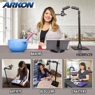 【ARKON】專業級桌立式自拍直播架 手機/攝影機/微型投影機用(直播、視訊、線上教學必備)