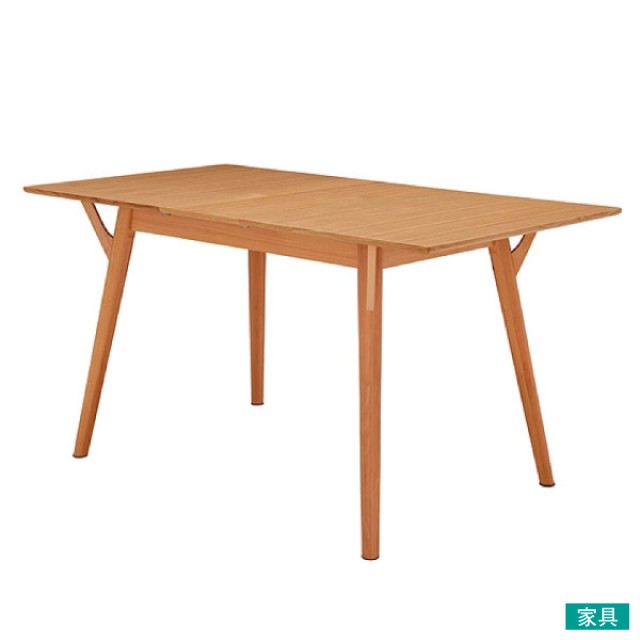 【NITORI 宜得利家居】◎木質餐桌 FILLN3 伸縮式餐桌 150 LBR(伸縮式餐桌 餐桌)
