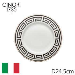 【RICHARD GINORI】迷/圓盤湯盤/24.5cm/黑(義大利第一名瓷)