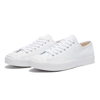 【CONVERSE】休閒鞋 男鞋 女鞋 帆布鞋 開口笑 運動 低筒 皮革 JP OX WHITE/WHITE/WHITE 白 164225C