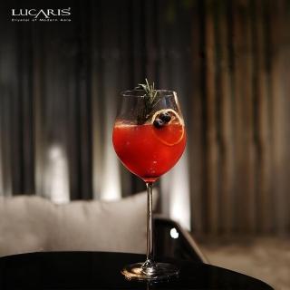 【LUCARIS】無鉛水晶勃根地紅酒杯 665ml 上海系列 6入組(紅酒杯)