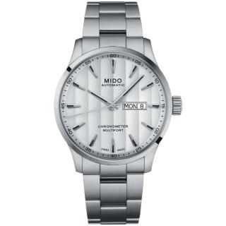 【MIDO 美度】MULTIFORT 先鋒系列 天文台認證 日曆機械腕錶 母親節 禮物(M0384311103100)