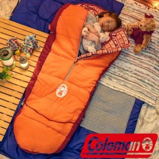 【Coleman】兒童可調式橘色睡袋 C4(CM-27271)