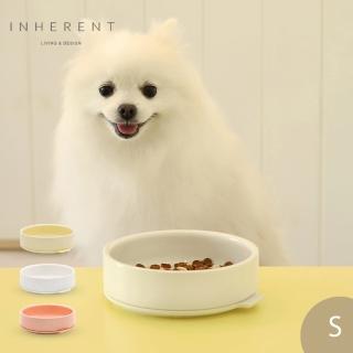 【Inherent】Pudding 可堆疊寵物碗 毛小孩 寵物碗 狗碗 S 果凍粉