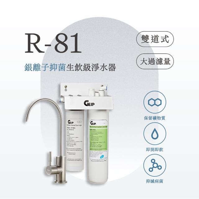 【GEJP】R-81 雙道式銀離子抑菌淨水器(淨水器)