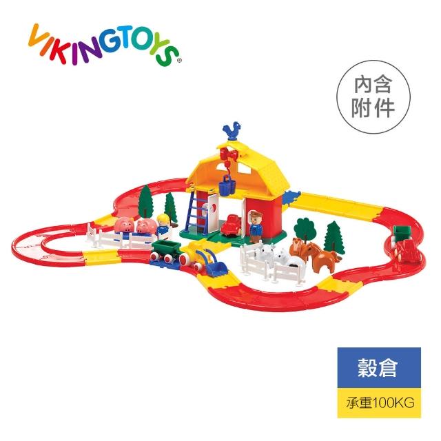 【瑞典Viking Toys】公雞穀倉夢想動物組 15575(幼兒玩具車)