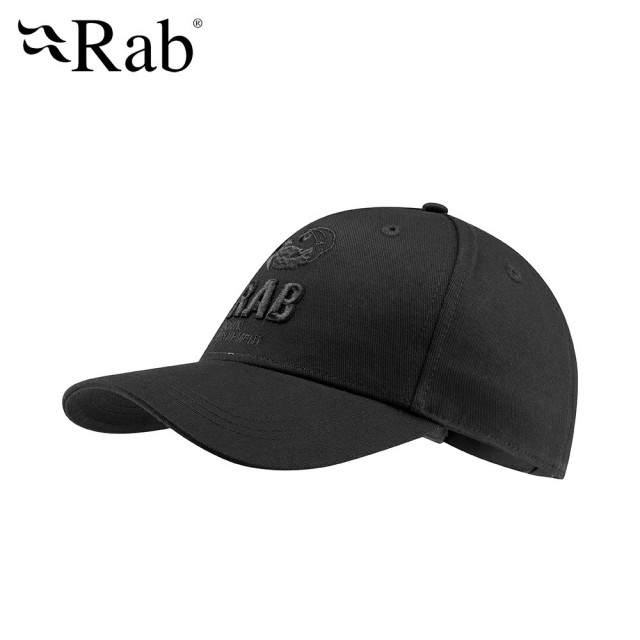 【RAB】Feather Cap 休閒棉質棒球帽 黑色 #QAB12