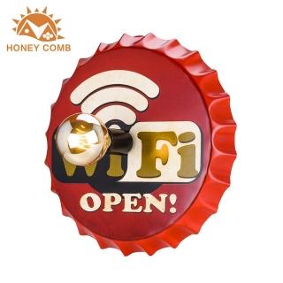 【Honey Comb】美式工業風瓶蓋壁燈(BL-51894)