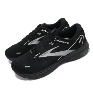【BROOKS】慢跑鞋 Ghost 14 GTX 運動 男鞋 防潑水 防震 輕量 路跑 黑 灰(1103681D020)