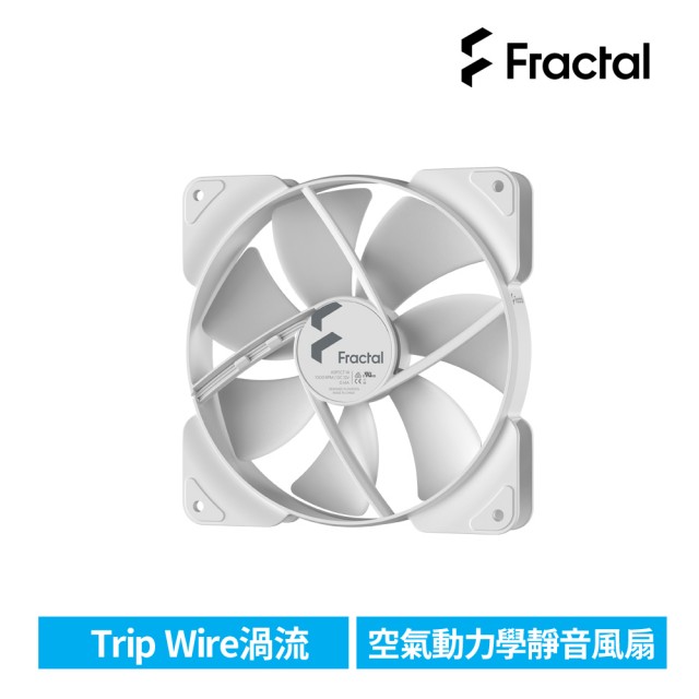 【Fractal Design】Aspect 14cm風扇-白