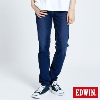 【EDWIN】男裝 JERSEYS 迦績 EJ2透氣小直筒長褲(酵洗藍)