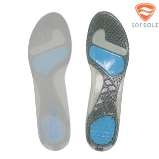 【SOFSOLE】S1340-06-21370 凝膠運動鞋墊-L/XL-男用(減震防滑 緩衝 透氣 超薄)