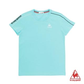 【LE COQ SPORTIF 公雞】短袖T恤 中性-貝殼綠-LON2380141