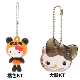 【TDL】HELLO KITTY凱蒂貓變身熊貓鑰匙圈包包掛飾吊飾 022473/150497(平輸品)