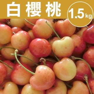 【甜露露】美國西北白櫻桃9.5R 1.5kgx1盒(1.5Kg±10%)