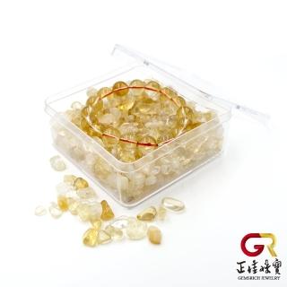 【正佳珠寶】黃水晶 消磁淨化水晶方盒(招財能量寶石)