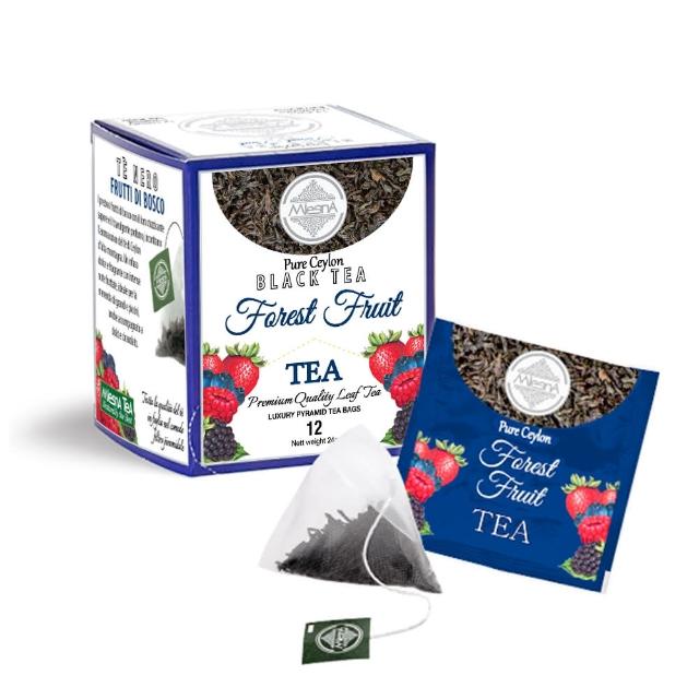 【MlesnA  曼斯納】莓果精靈紅茶 Forest Fruit Tea(12入/盒)