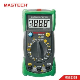 【MASTECH 邁世】數位萬用錶 手動量程(MS8233B)