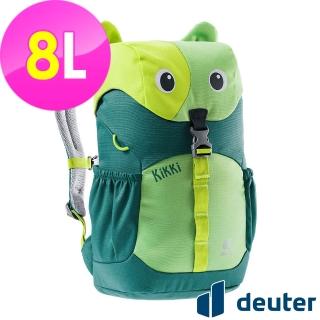 【deuter】可愛造型貓咪kikki兒童背包8L(3610421綠/深綠/休閒書包/戶外旅遊包/動物背包)