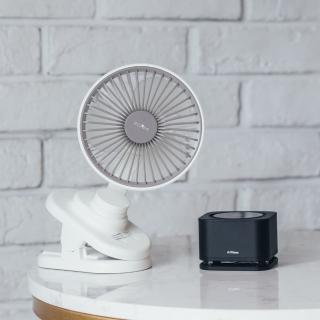 【Roommi】3D小旋風迷你夾扇+Airbox方塊酥空氣淨化器