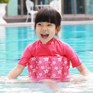【Splash About 潑寶】兒童 泳衣 浮力 防曬 抗UV - 陽光櫻花(兒童連身泳裝)