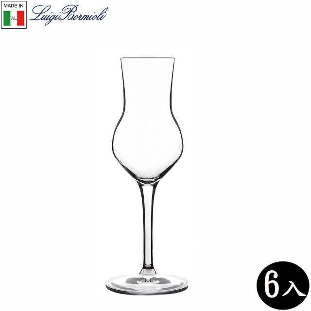 【Luigi Bormioli】高腳品酒杯 威士忌杯 80cc 無鉛水晶玻璃(品酒杯 聞香杯 威士忌杯)