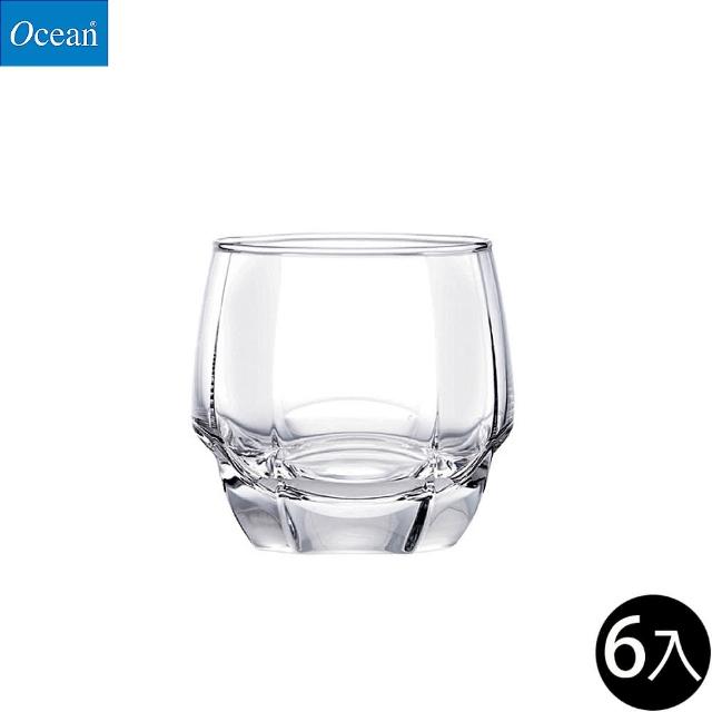 【Ocean】切面玻璃杯 威士忌杯 340cc 巧芮思瑪系列(玻璃杯 威士忌杯)