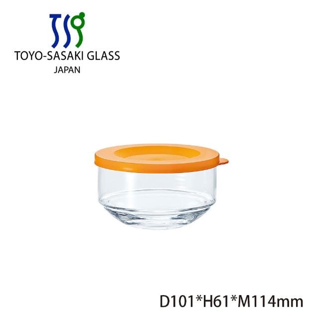 【TOYO SASAKI】玻璃保鮮盒/橘(日本高質量玻璃代表)